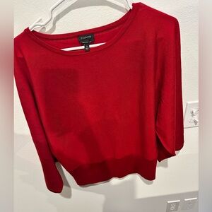 Talbots Women's Red Wool Sweater